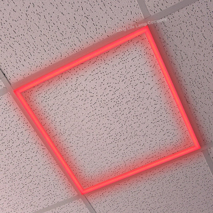 40w LED Recessed Ceiling Panel Frame Border Edge Light Red 600 X 600 - Energy Light Bulbs - Free delivery on all orders