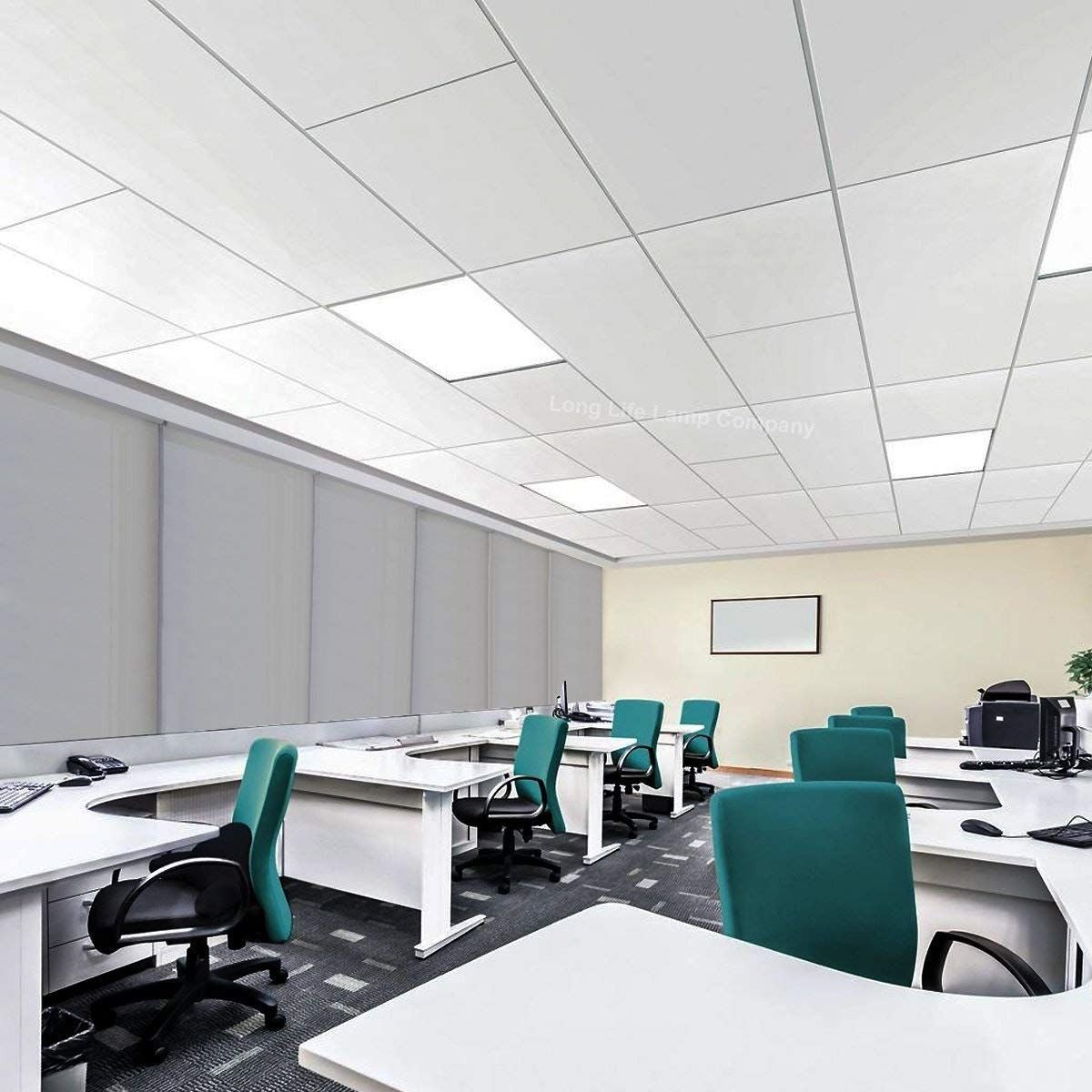 40w Recessed LED Panel 300 x 600 Ceiling Light Cool White 6500K Super Bright - Energy Light Bulbs - Free delivery on all orders