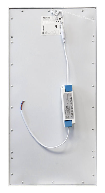 40w Recessed LED Panel 300 x 600 Ceiling Light Cool White 6500K Super Bright - Energy Light Bulbs - Free delivery on all orders