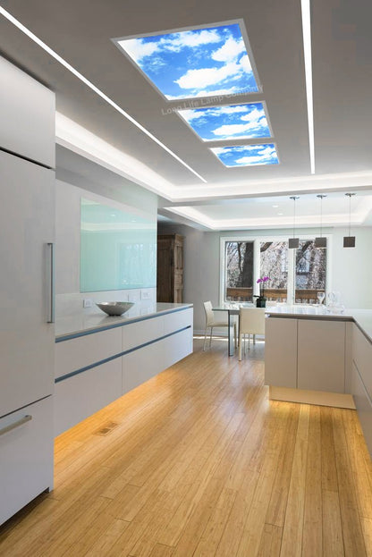 40w Sky LED Ceiling Panel 600 x 600 Cloud Scene Recessed Office Light with Transformer - Energy Light Bulbs - Free delivery on all orders