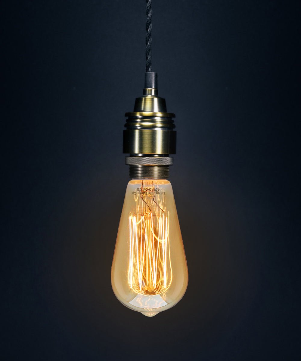 40w Squirrel Cage Vintage Edison Style B22 Bayonet Bulb ST58 - Energy Light Bulbs - Free delivery on all orders
