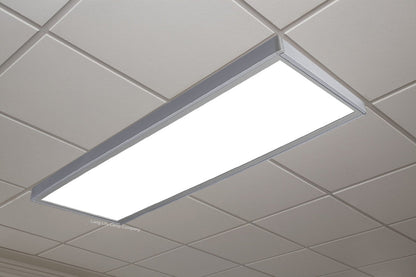 40w Surface Mount LED Ceiling Panel 1200 x 300 Cool White 6500K - Energy Light Bulbs - Free delivery on all orders