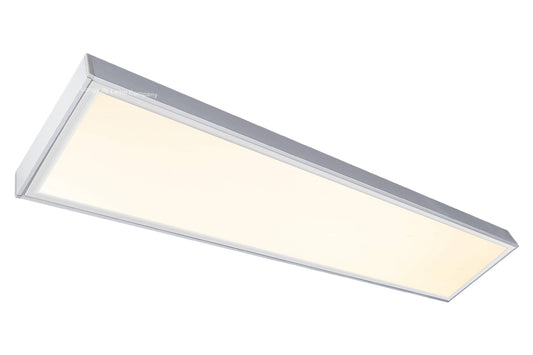 40w  1200 x 300 LED Panel Light Surface Mount  Warm White 3500k 