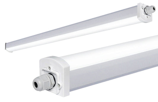 45w LED Batten Light 5ft Frosted Cover Triproof Fittng IP66 Replacement for T8 - Energy Light Bulbs - Free delivery on all orders
