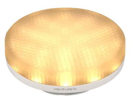 4.5w LED GX53 Light Bulb Replacement For CFL Warm White - Energy Light Bulbs - Free delivery on all orders