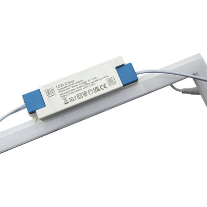 48w Ceiling Edge Lit LED Panel 600 x 600 Recessed Border Frame Light 3000K - Energy Light Bulbs - Free delivery on all orders