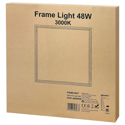 48w Ceiling Edge Lit LED Panel 600 x 600 Recessed Border Frame Light 3000K - Energy Light Bulbs - Free delivery on all orders