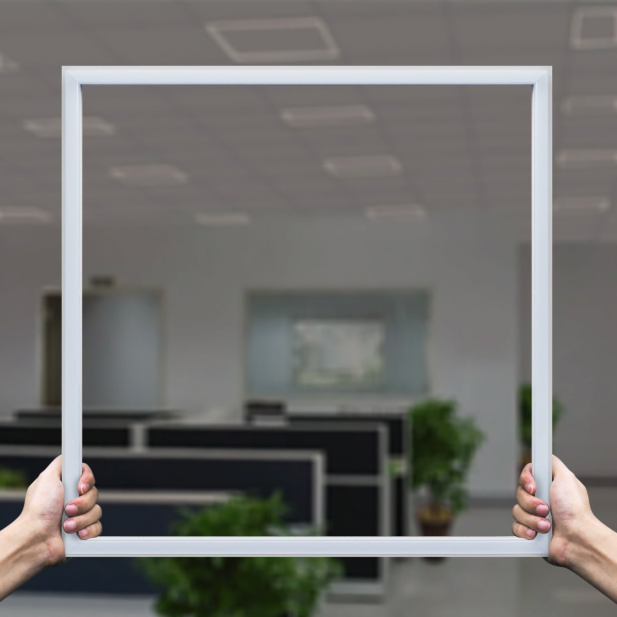 48w Ceiling Edge Lit LED Panel 600 x 600 Recessed Border Frame Light 3000K - Energy Light Bulbs - Free delivery on all orders