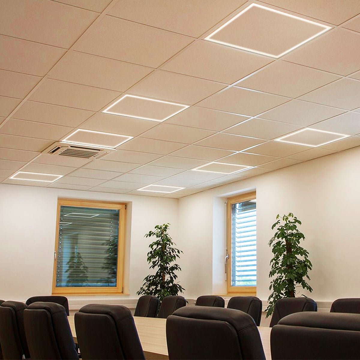 48w Ceiling Edge Lit LED Panel 600 x 600 Recessed Border Frame Light 3000K - Energy Light Bulbs - Free delivery on all orders
