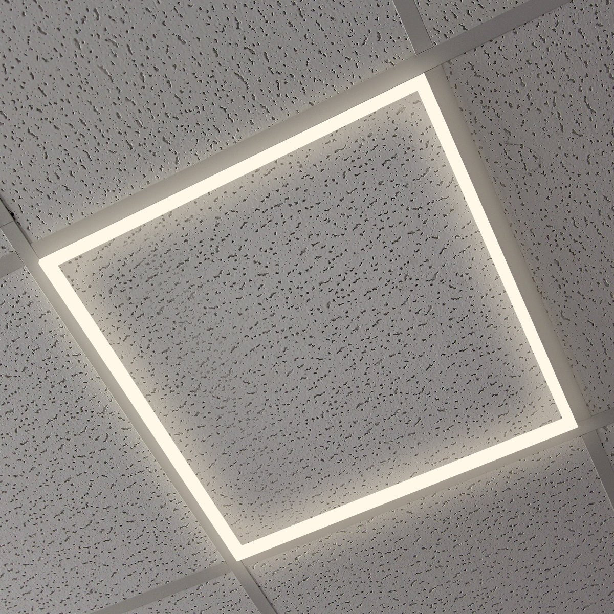 48w Ceiling Edge Lit LED Panel 600 x 600 Recessed Border Frame Light 3000K - Energy Light Bulbs - Free delivery on all orders