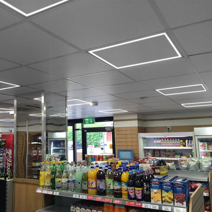 48w Ceiling Edge Lit LED Panel 600 x 600 Recessed Border Frame Light 6500K - Energy Light Bulbs - Free delivery on all orders