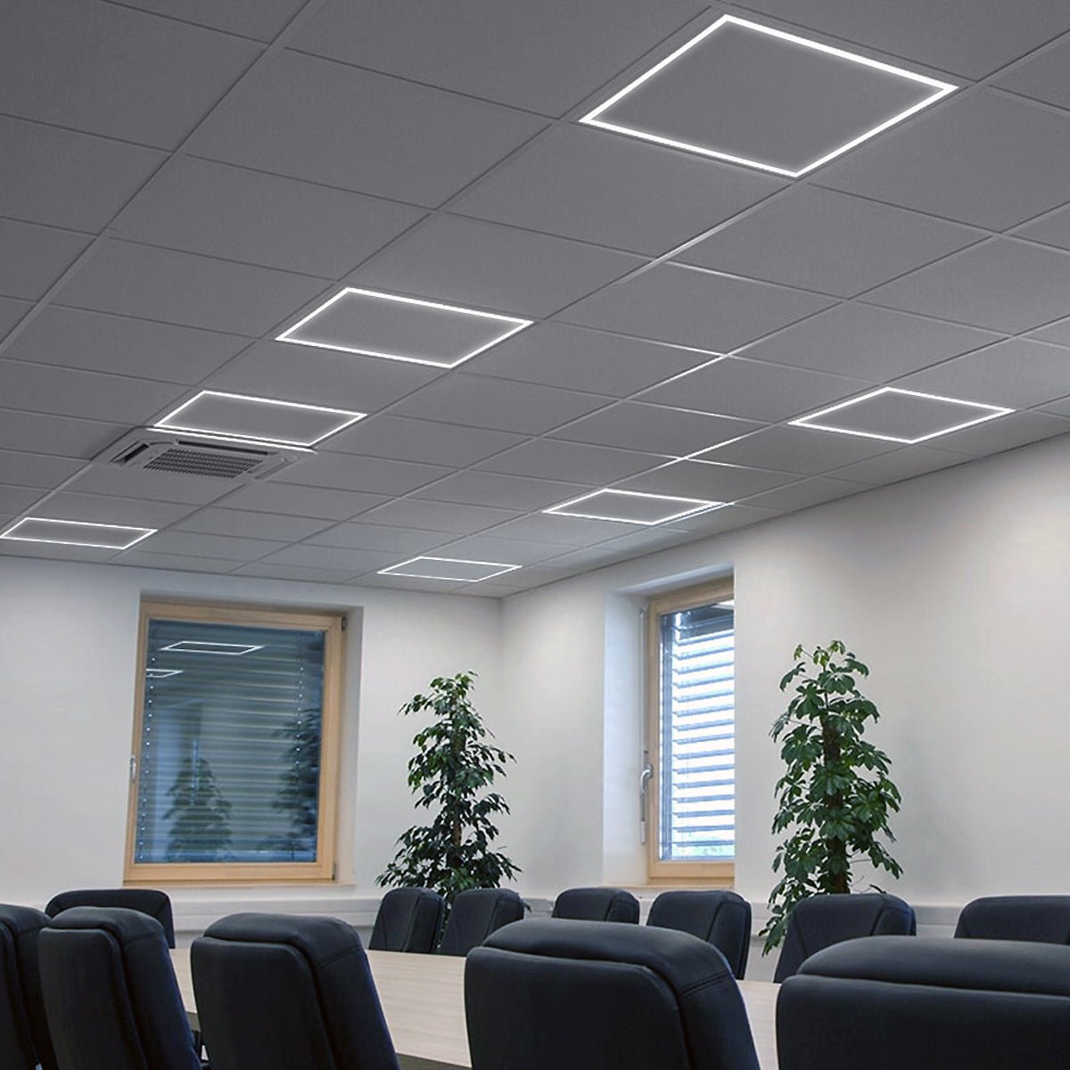 48w Ceiling Edge Lit LED Panel 600 x 600 Recessed Border Frame Light 6500K - Energy Light Bulbs - Free delivery on all orders