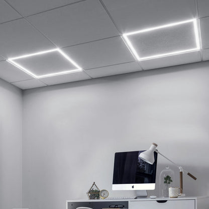 48w Ceiling Edge Lit LED Panel 600 x 600 Recessed Border Frame Light 6500K - Energy Light Bulbs - Free delivery on all orders