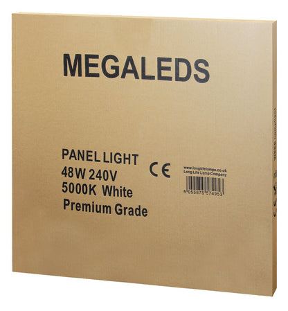 48w Ceiling Panel Light 600 x 600 Neutral white 5000k Recessed - Energy Light Bulbs - Free delivery on all orders