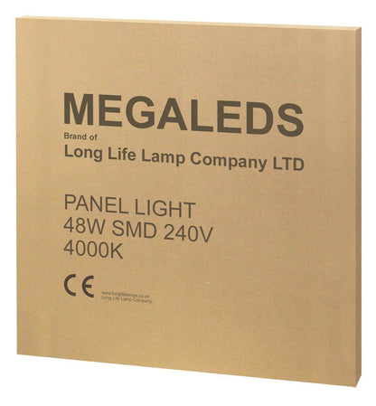 48w LED Ceiling Panel Light 600 x 600 Natural White 4000K - Energy Light Bulbs - Free delivery on all orders