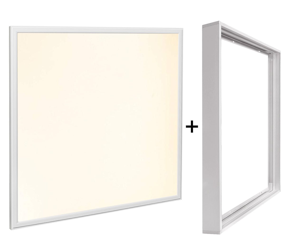 48w Surface Mount LED Ceiling Panel 600 x 600 Frame with LED Panel White Body Warm White - Energy Light Bulbs - Free delivery on all orders