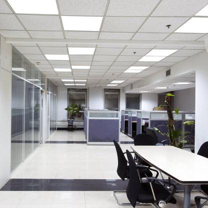 48w White Body LED Ceiling Panel 600 x 600 Cool White 6500K - Energy Light Bulbs - Free delivery on all orders