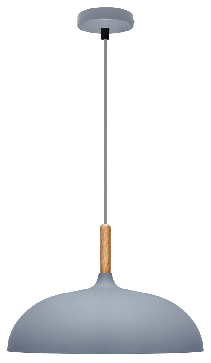Modern Retro Pendant Ceiling Light Grey M0133