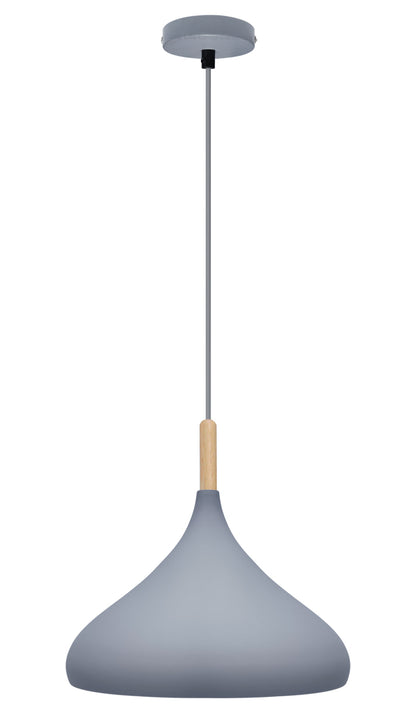 Grey Metal Dome Pendant Ceiling Light Vintage Orient Hanging Shade M0136