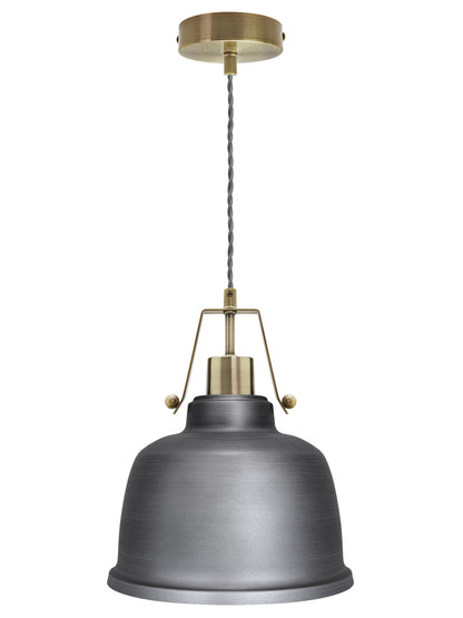 Industrial Vintage Brass Ceiling Pendant Light M0179 - Free delivery on all orders