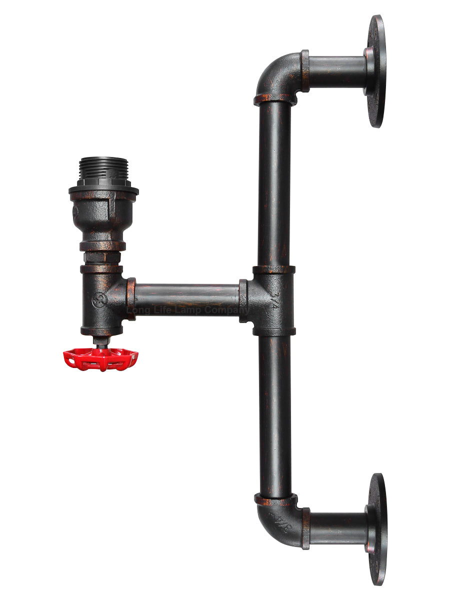 Retro Vintage Industrial Water Pipe Wall Light M0187P - Free delivery on all orders