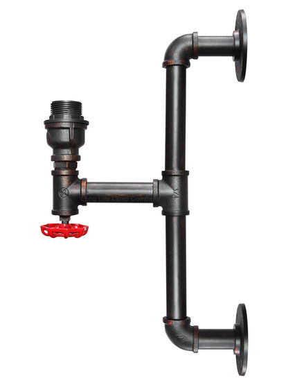 Retro Vintage Industrial Water Pipe Wall Light M0187P - Free delivery on all orders
