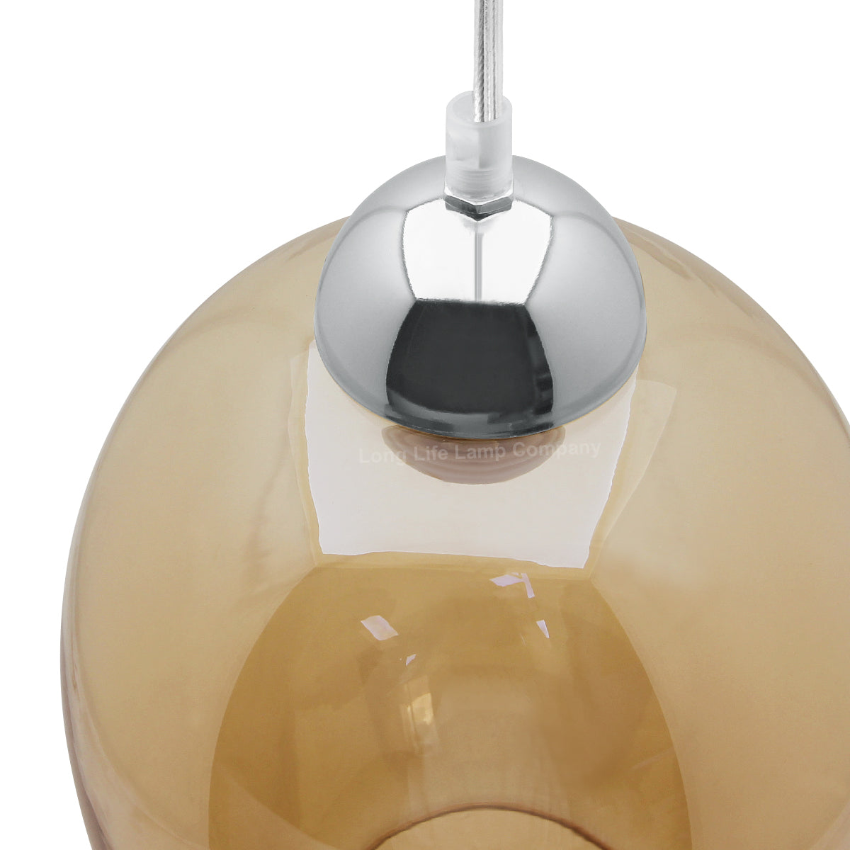 Modern Vintage Oval Glass Ceiling Pendant Light M0196 - Free delivery on all orders