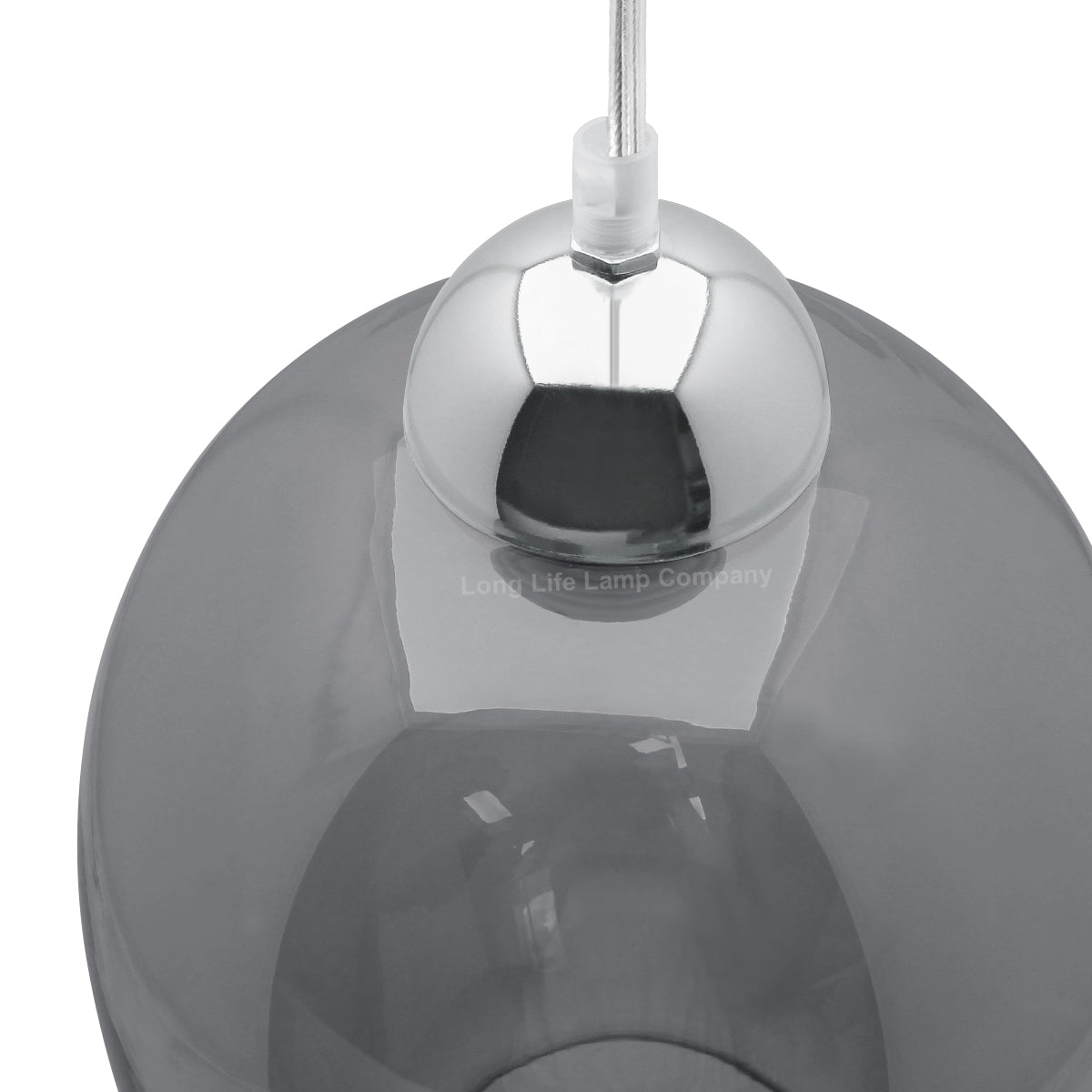 Modern Vintage Oval Glass Ceiling Pendant Light - Free delivery on all orders