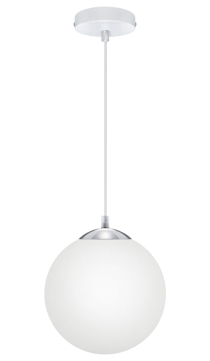 Frosted Glass Globe Ceiling Pendant Light M0199 - Free delivery on all orders