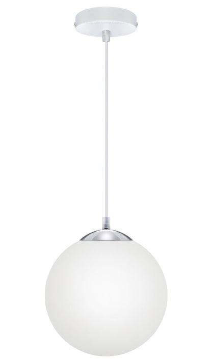Frosted Glass Globe Ceiling Pendant Light M0199 - Free delivery on all orders