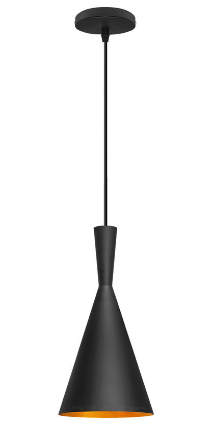 Modern Black Metal Ceiling Pendant Light - Free delivery on all orders