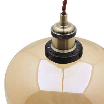 Modern Vintage Glass Globe Pendant Light M0207