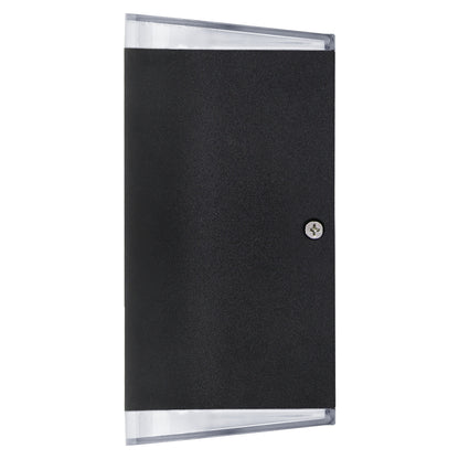 Modern 6W LED Double Outdoor Wall Light Black Warm White - Free delivery on all orders