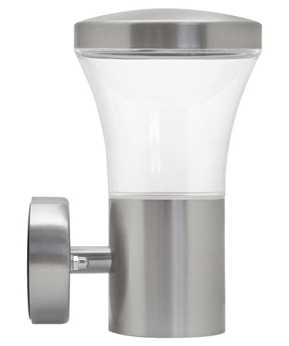 Modern LED Single Outdoor Wall Light Stainless Steel  with 5W LED Candle WW