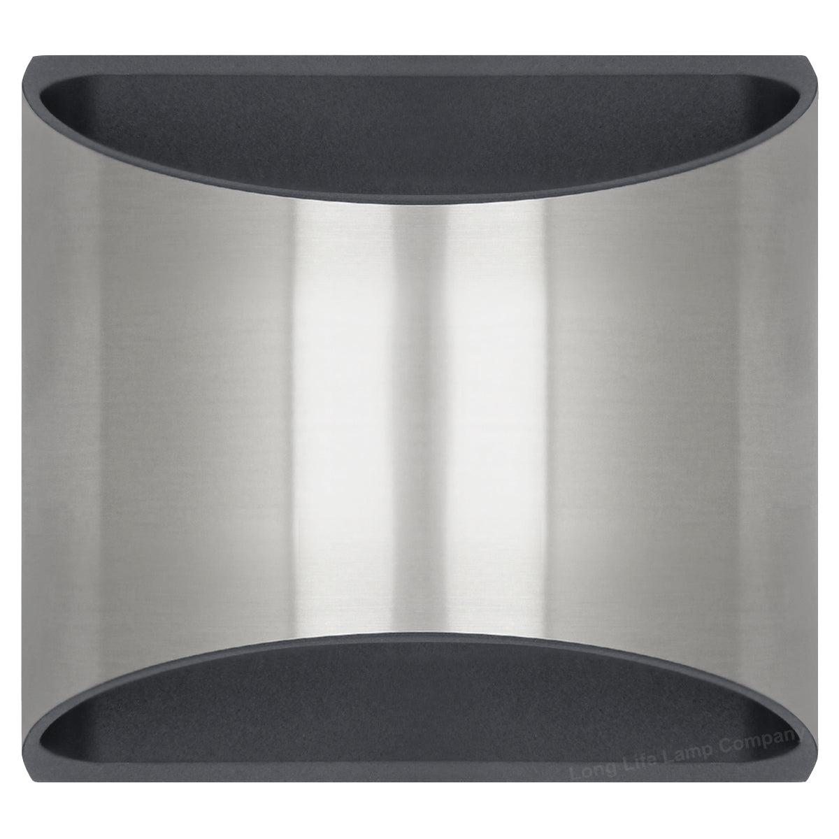 8W LED Outdoor Wall Light Warm White Stainless Steel IP54