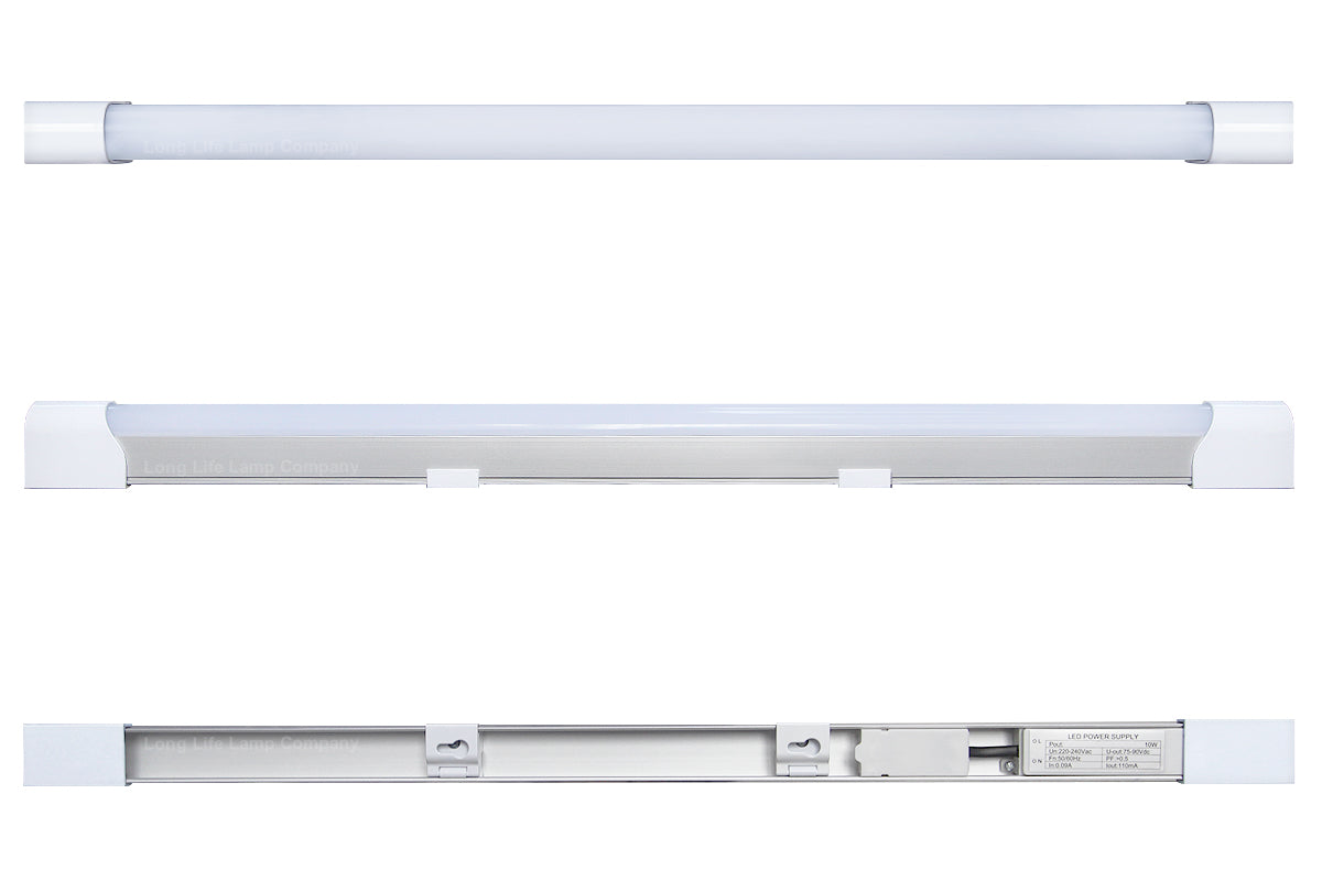 10W LED Slim Batten Under Cabinet Tube Light Cool White 2 feet - Free delivery on all orders