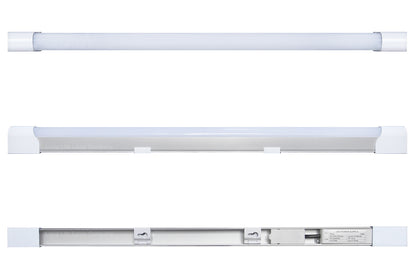 10W LED Slim Batten Under Cabinet Tube Light Cool White 2 feet - Free delivery on all orders