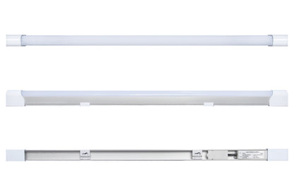 20W LED Slim Batten Under Cabinet Tube Light Cool White 4 Feet