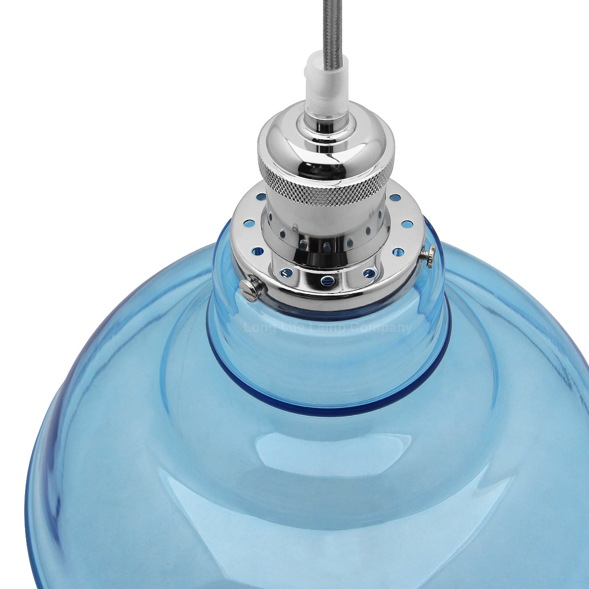Modern Vintage Blue Glass Dome Ceiling Pendant Lamp M0235