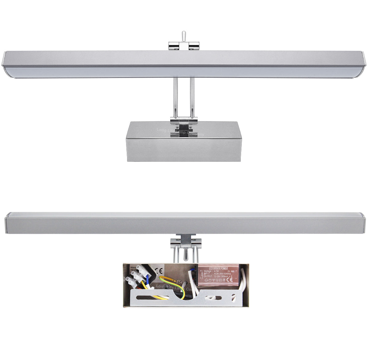 7W LED Bathroom Mirror Light 6500K Cool White IP20 Wall Light - Free delivery on all orders