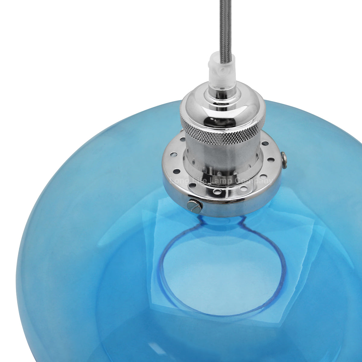 Modern Vintage Blue Glass Dome Ceiling Pendant Lamp M0237