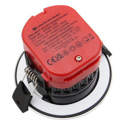 8W Fire Rated Downlights Dimmable White