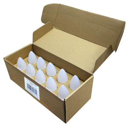 10 PACK 5W Energy Saving C37 LED Candle Light Bulb 3000K E14