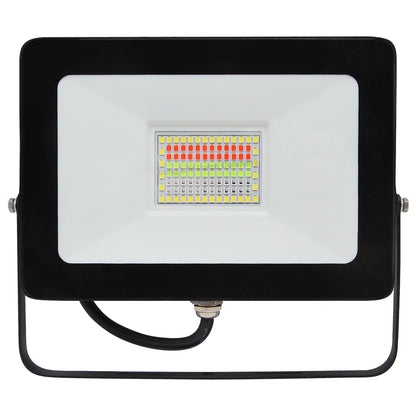 30w IP66 LED RGB Floodlight Outdoor Colour Changing Remote Control - Free delivery on all orders