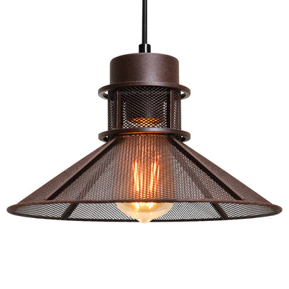 Industrial Ceiling Rustic Copper Scone Pendant Light