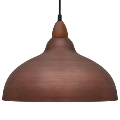 Industrial Ceiling Rustic Copper Pendant Light Barn Lamp Shade