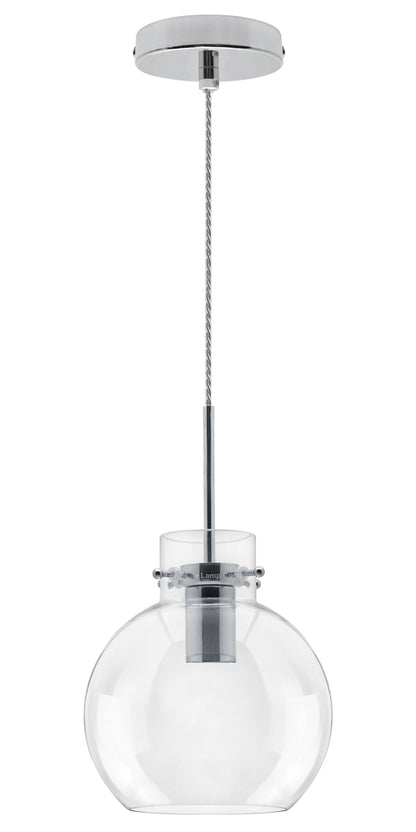 Modern Clear Glass Globe Ceiling Pendant Light Ball Lamp Shade H3132