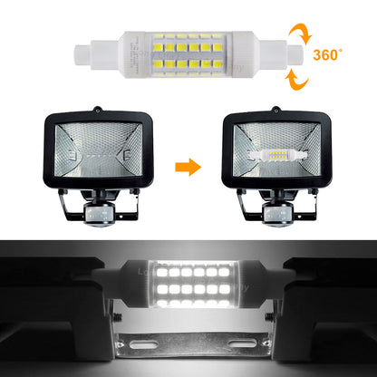2 x R7s 78mm LED Bulb 7W 6000K Flood Light Replacement - Free delivery on all orders