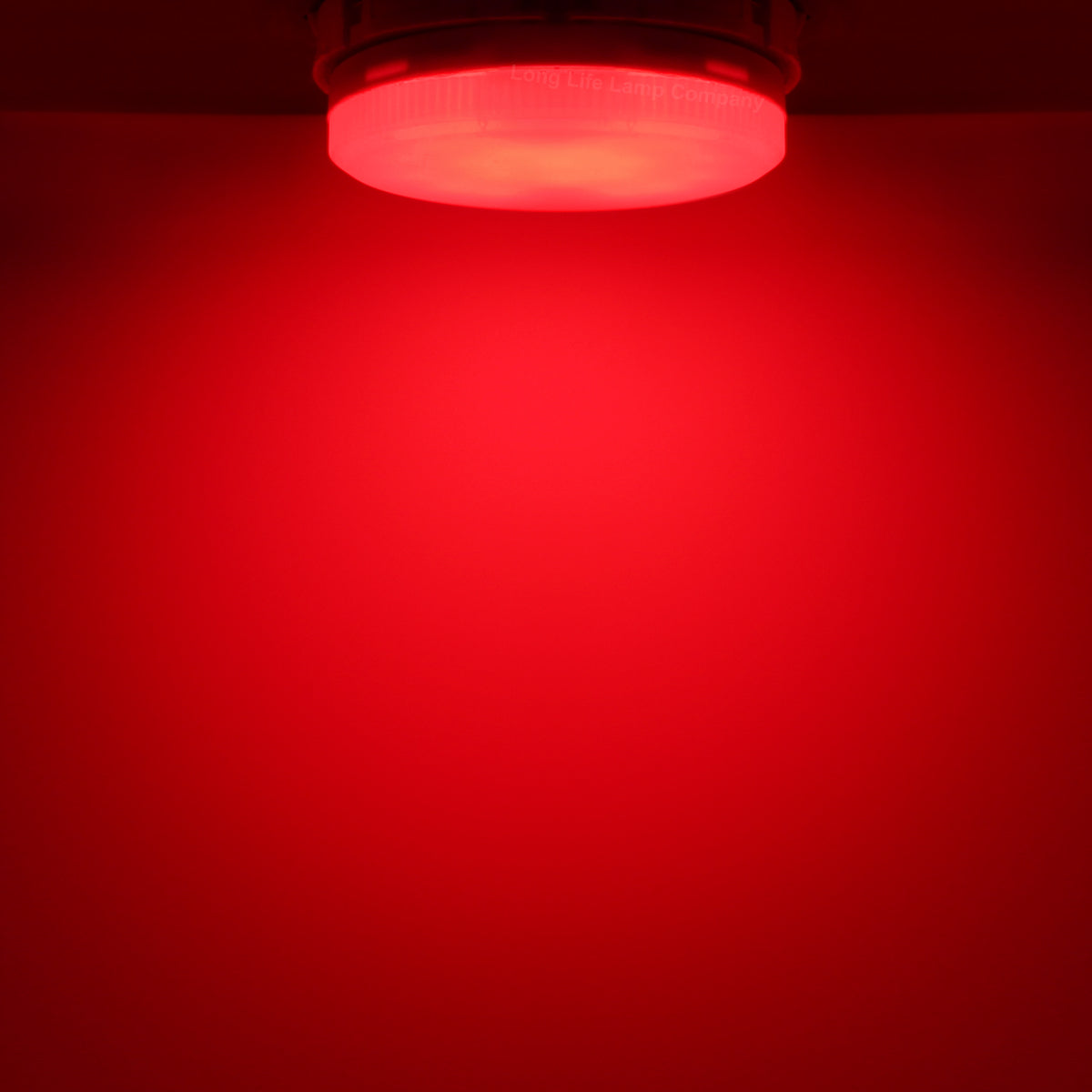 3W RED GX53 LED Light Bulb Replacement for CFL Round