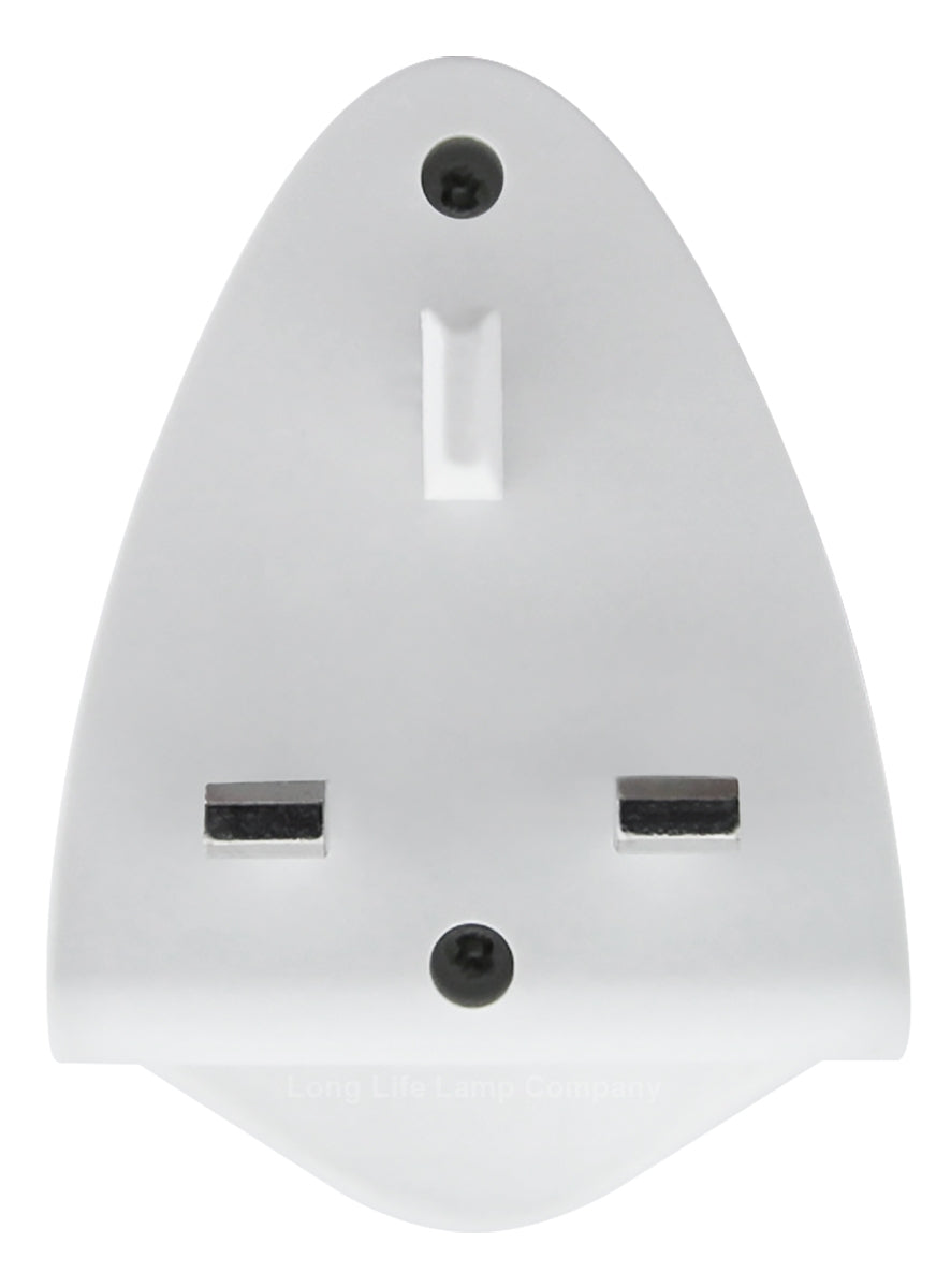 Automatic White LED Night Light Plug In Energy Saving Dusk 2 Dawn - Free delivery on all orders
